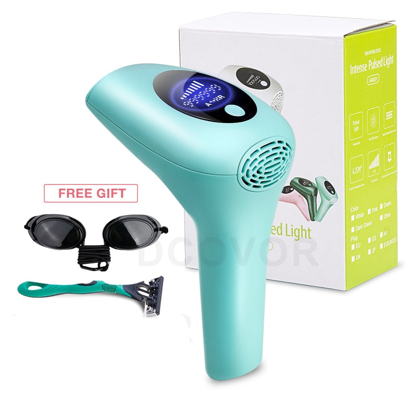 999999 Flashes 8 Levels Laser Epilator Permanent IPL Photoepilator Laser Hair Removal depiladora Painless electric Epilator