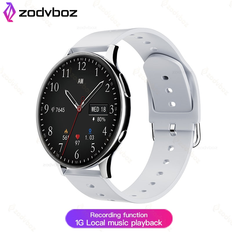 2022 New NFC Smart Watch Women 1G Memory Local Music Playback Dial Answer Call IP68 Waterproof Smartwatch Men Support Recording