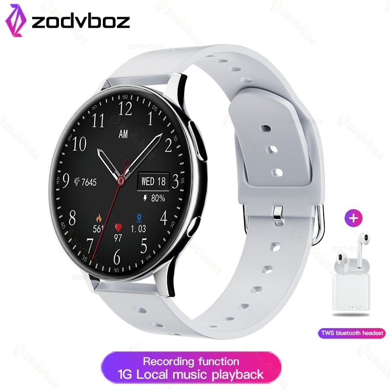 2022 New NFC Smart Watch Women 1G Memory Local Music Playback Dial Answer Call IP68 Waterproof Smartwatch Men Support Recording