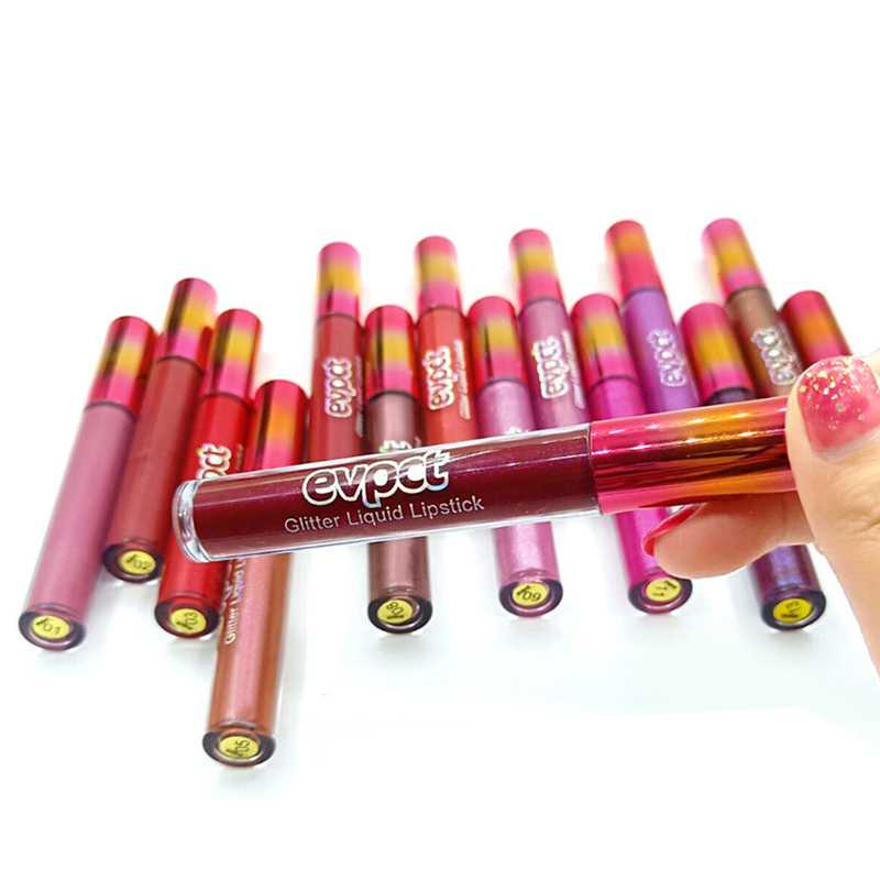 15 Colors Sexy Shimmer Diamond Glitter Lip Gloss Matte Liquid Lipstick Long Lasting Waterproof Pearl Velvet Lipgloss Lip Makeup