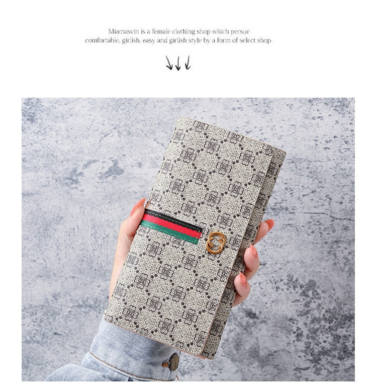 Luxury European and American Women's Wallets Clutch Bag Coin Purse Zipper Bag Card Holder Designer Wallet Classic Money Bag