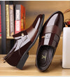 Men Dress Shoes Low Top Business Patent Leather Anti-Slip Oxford Breathable Fashion Spring New homme chaussure
