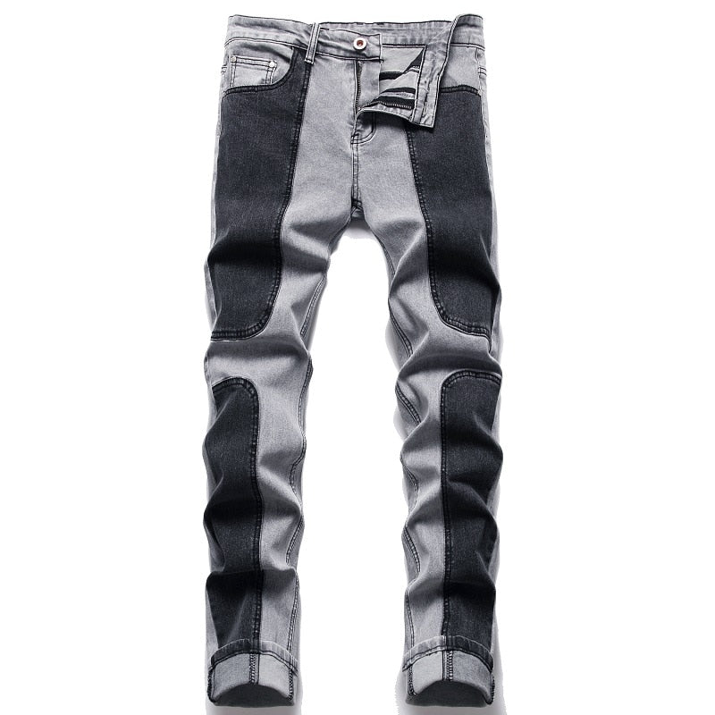 2022 Autumn New Fashion Retro Hole Jeans Men Pants Cotton Denim Trouser Male Plus Size High Quality Jeans