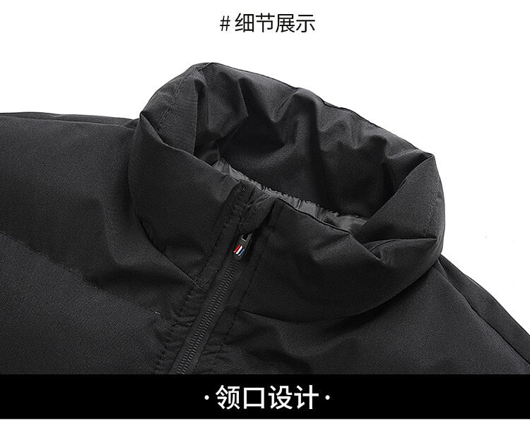 2022 Autumn And Winter Men's Hot Sale Jacket Down Jacket Brand Printing Men's Casual Fashion Men's Zipper Top Direct Sales