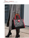 Letter Fashion Handbag Large Capacity Black Shoulder Bag Women Shoulder Bag Large Women Bags Bags for Women 2022