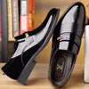 Men Dress Shoes Low Top Business Patent Leather Anti-Slip Oxford Breathable Fashion Spring New homme chaussure