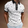 Men's Slim Fit Letter Printing Polo shirtMen's Polo Shirt Men Solid Polo Shirts Brand Men Short-Sleeved Shirt Summer Shirt Man