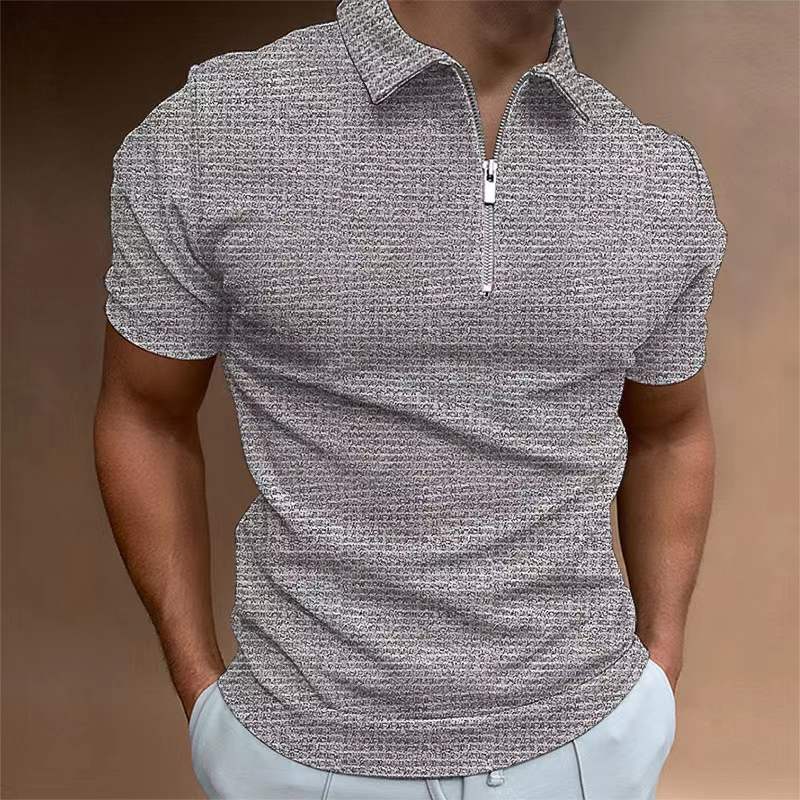 The Stripe Square Printed Polo Shirt 2022 Men's Short Sleeve Summer T-shirt Men's Clothing European Size S-3XL