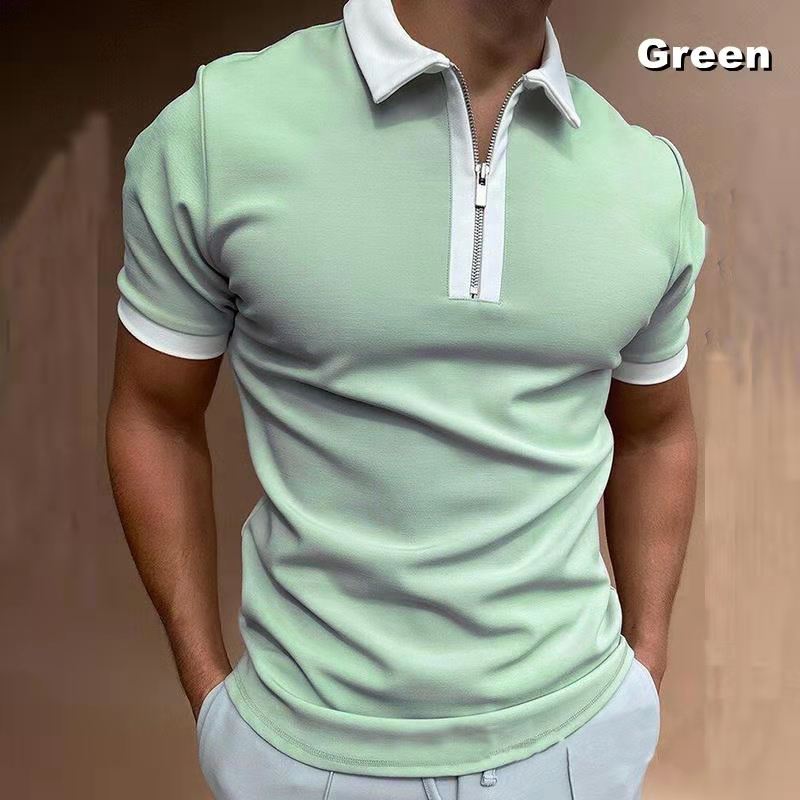 Men's Slim Fit Letter Printing Polo shirtMen's Polo Shirt Men Solid Polo Shirts Brand Men Short-Sleeved Shirt Summer Shirt Man