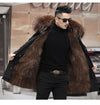 Waterproof Men Parka Winter Jacket 2022 New Fashion Warm Long Rabbit Fur Coat Man Parkas Natural Fox Fur Outerwear Streetwear