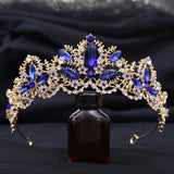Crystal Bridal Wedding Tiaras and Crowns Bridal Hair Accessories Wedding Hair Jewelry Rhinestone Tiara Bride Headpiece