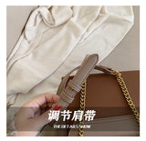 CGCBAG Luxury Brand Women Handbag 2022 New Retro Bee Female Shoulder Bag Simple High Quality Leather Designer Crossbody Bags
