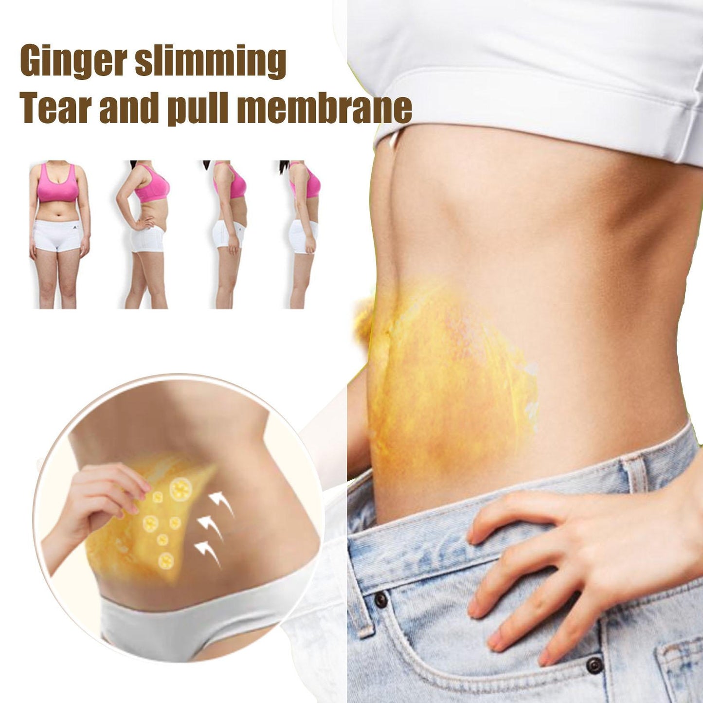 60g Ginger Fat Burning Cream Fat Loss Slimming Slimming Reduction Body Slimming Cream Massage Fat Body Cream