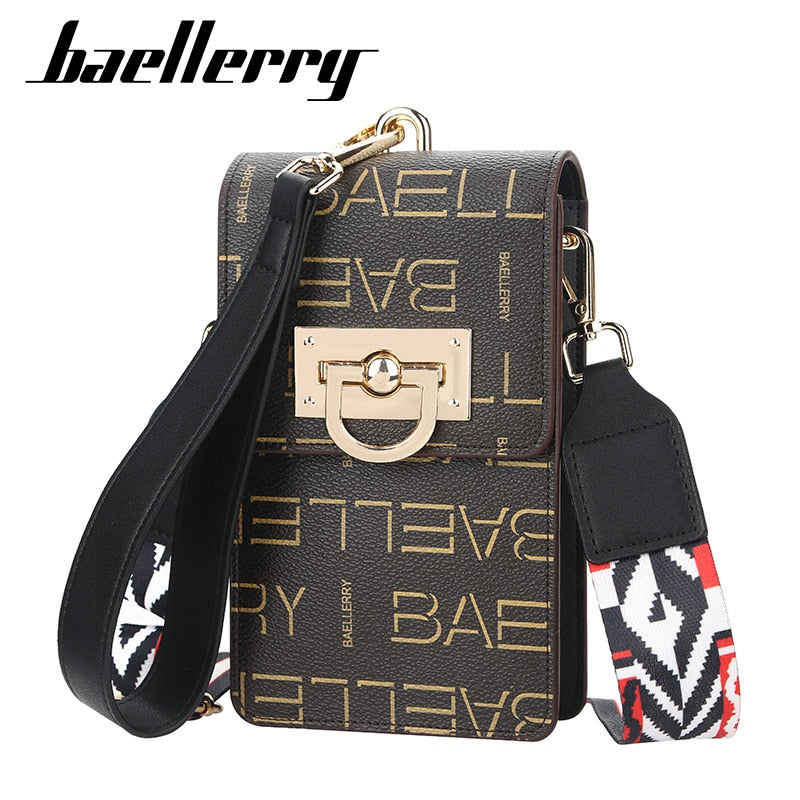 baellerry Ladies Purse Long Print Pocket Crossbody Bag Messenger Wallet Cell Phone Bags Card Holder Coin Pocket women handbags