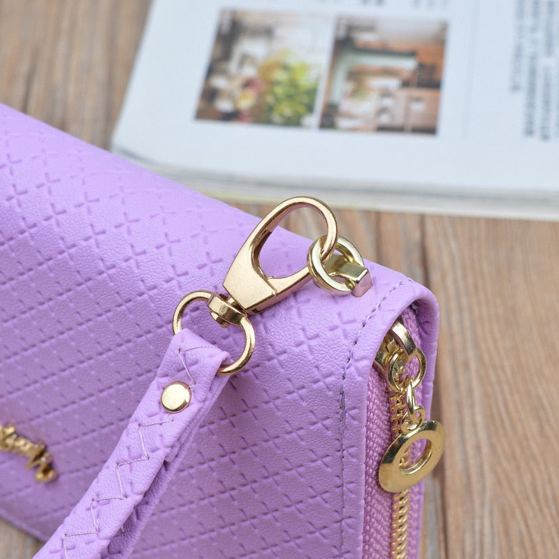 Ladies Zipper Purse Large Capacity Practical Hand Wallet Woman PU Leather Fashion Female Long Section Wallet Women Wallet 2022