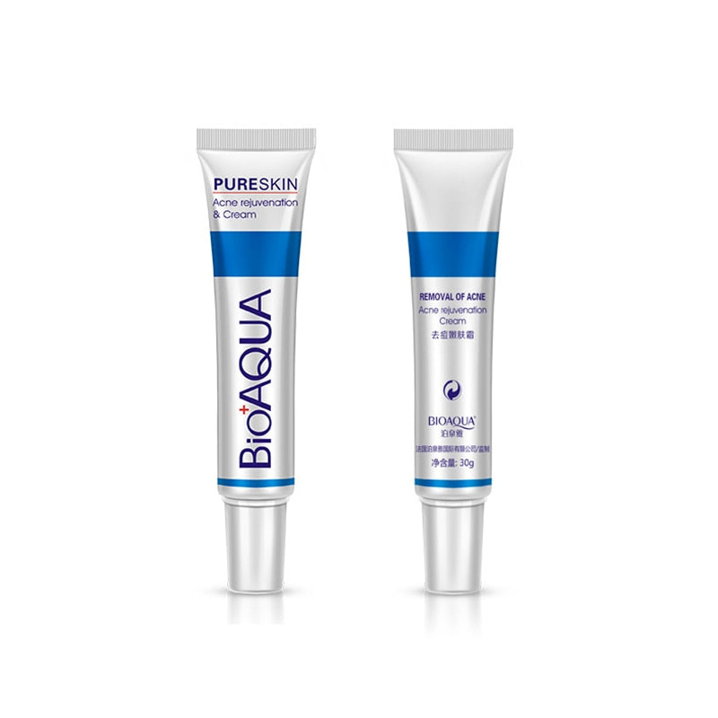 BIOAQUA Anti Acne Cream Oil Control Shrink Pores Nourish Moisturizer Acne Scar Remove Acne Treatment Face Cream 30g TSLM1