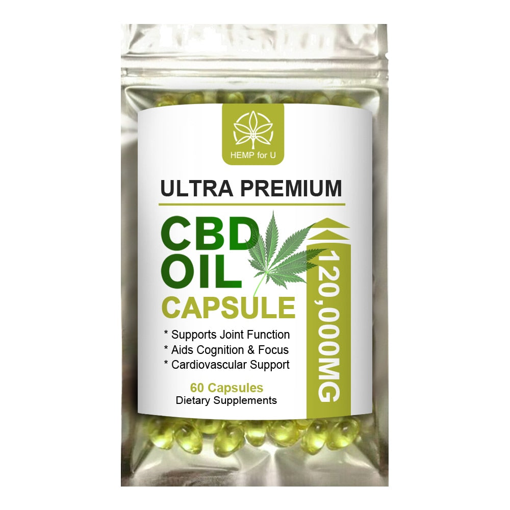 HFU Capsules Pain Relief Stress& Anxiety Relief Pain Relax Body Soothe Nerves Help Sleep Improve Insomnia Health care product