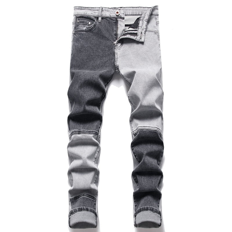 2022 Autumn New Fashion Retro Hole Jeans Men Pants Cotton Denim Trouser Male Plus Size High Quality Jeans