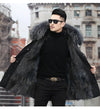 Waterproof Men Parka Winter Jacket 2022 New Fashion Warm Long Rabbit Fur Coat Man Parkas Natural Fox Fur Outerwear Streetwear