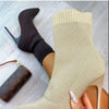 New Women Socks Shoes Stretch Fabric Women Ankle Boots Pointed Toe High Heels Slip-On Sexy Sock Heeled Chelsea Boots Size 36~43