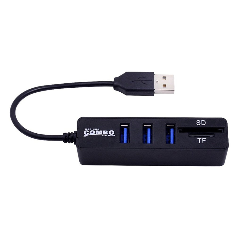 Mini USB Hub 2.0 Multi USB 2.0 Hub USB Splitter 3 Port Hub With TF SD Card Reader 6 Port 2.0 Hab Adapter For PC Accessories