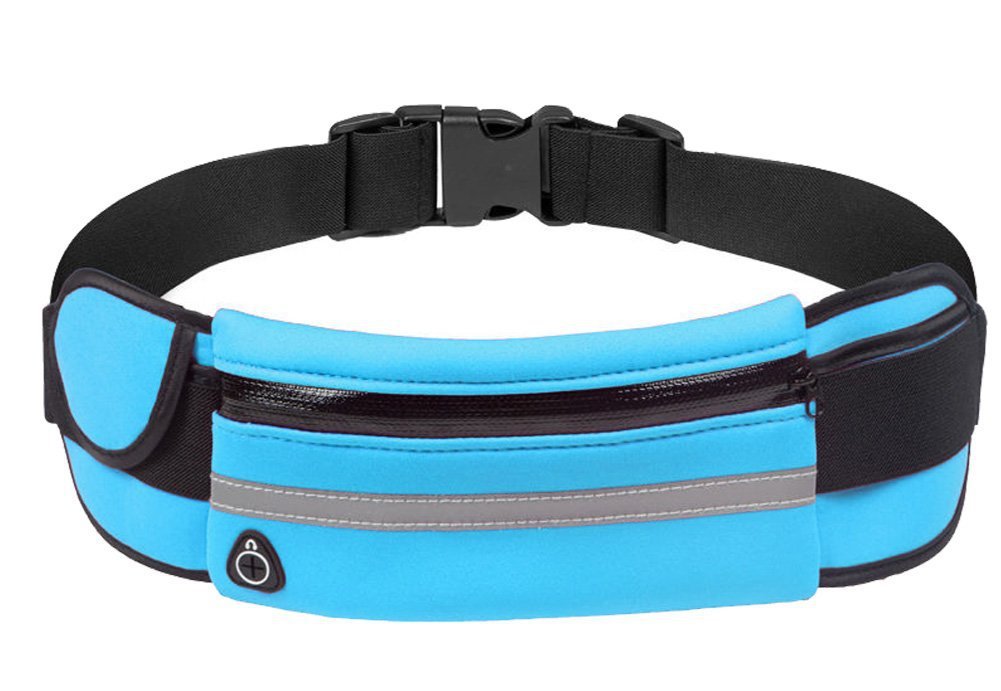 Waterproof Running Waist Bag Canvas Sports Jogging Portable Outdoor Phone Holder Belt Bag Women Men Fitness Sport Accessories