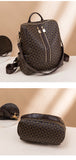 Women Backpack Bag And Purses 2 In 1 2022 New Luxury Designer With Shoulder Strap Plaid Leather Fashion Female Bucket Handbags