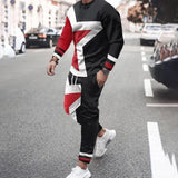 Autumn Tracksuit Men's Casual Sports Suit 3D Jogging Pullover Sweatshirt Fashion Hip Hop Sportswear Sweatpants Men's Clothing