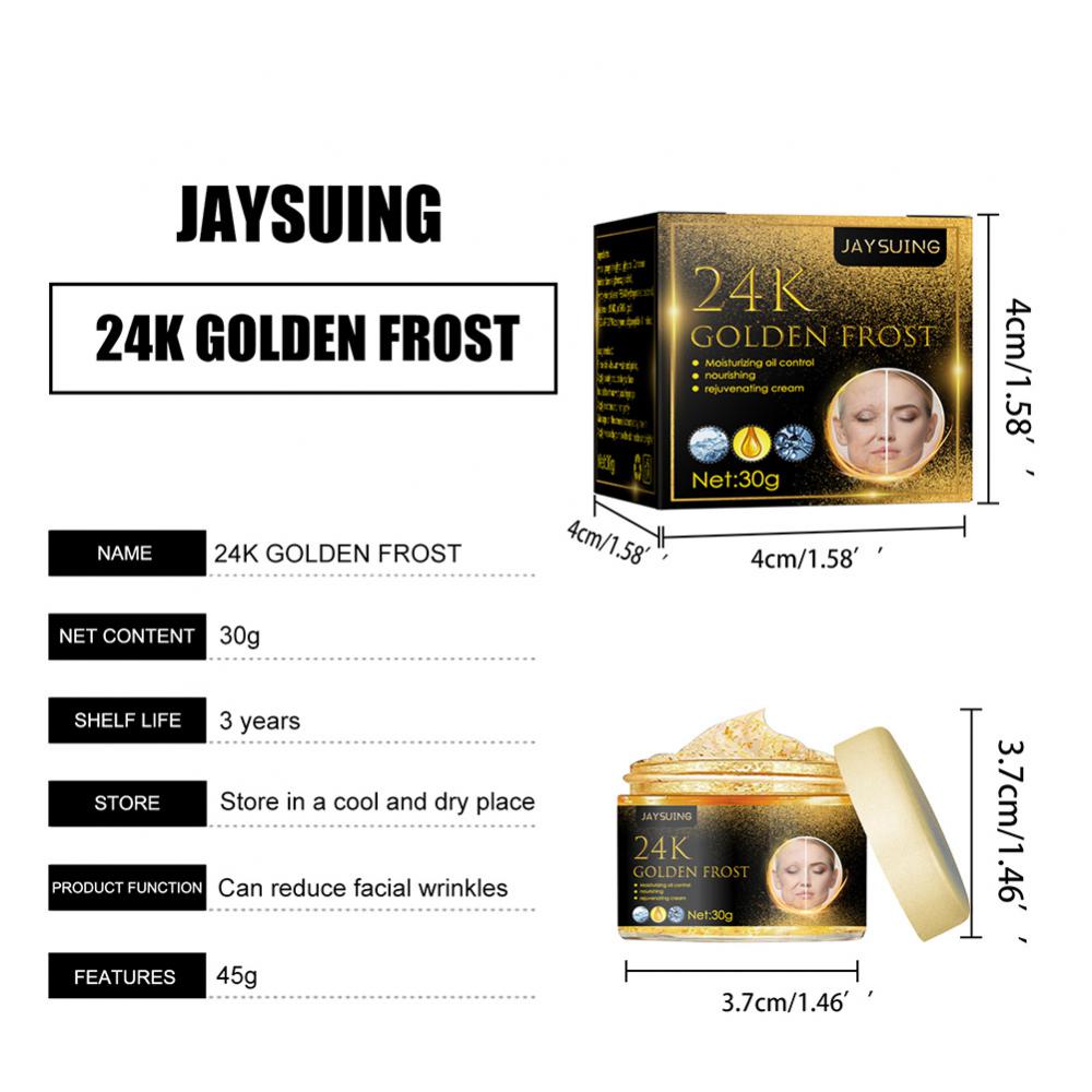 24K Gold Face Cream Acne Pimple Mark Removal Dark Spots Whitening Facial Creams Mask Moisturizing Day Cream 30g Skin Care Creams