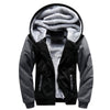 Winter Thicken Zipper Jackets for Men Fleece Hooded Streetwear Man Casual Warm Coats Long Sleeve Hooded Parkas Men's Clothes