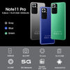 2022 Note 11 Pro Global Version 6.8 inch Smartphone 16+512GB Cellphone 48MP Mobile Phones 5G Network Unlocked Smartphone Celular