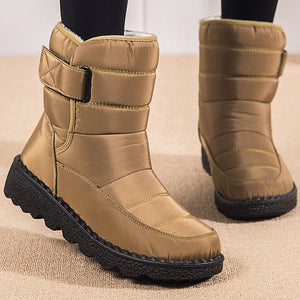 Women Boots Mid-Calf Winter Shoes For Women Snow Boots Casual Watarproof Platform Heels Botas Mujer 2022 New Winter Boots Female