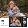 Digital Camera 48MP 2.4 Inch LCD Video Blog Camera 16X Zoom Kids Camera Student Camera Card Camera