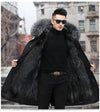 Waterproof Men Parka Winter Jacket 2022 New Fashion Warm Long Rabbit Fur Coat Man Parkas Natural Fox Fur Outerwear Streetwear