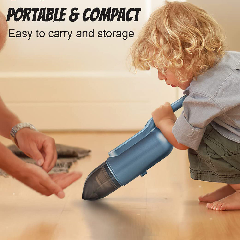 Cordless Rechargeable High Power Handheld Small Vac Buster Mini Lightweight 13000PA Vacuum Cleaner for Vacuuming Home Pet Hair