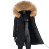 Waterproof Men Parka Winter Jacket 2022 New Fashion Warm Long Rabbit Fur Coat Man Parkas Natural Fox Fur Outerwear Streetwear