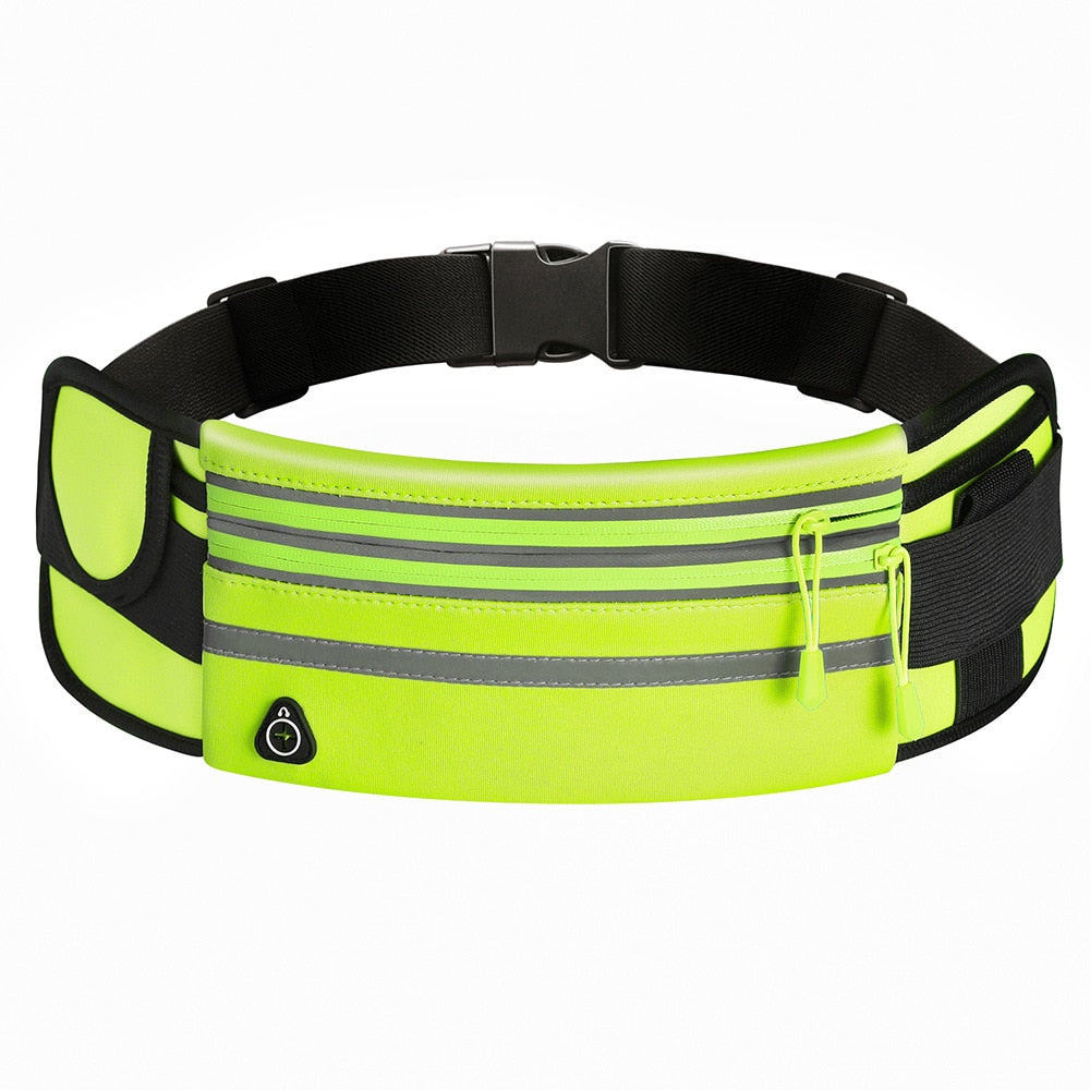 Waterproof Running Waist Bag Canvas Sports Jogging Portable Outdoor Phone Holder Belt Bag Women Men Fitness Sport Accessories