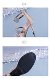 Ladies High Heel Shoes Elegant Shoes Glitter Shinning Shoes Star and Heart Pattern Shoes Party Shoes women’s fashion High heels