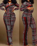 Women Casual Sports Style Zipper Coat Sweatpants Two Piece Set Women