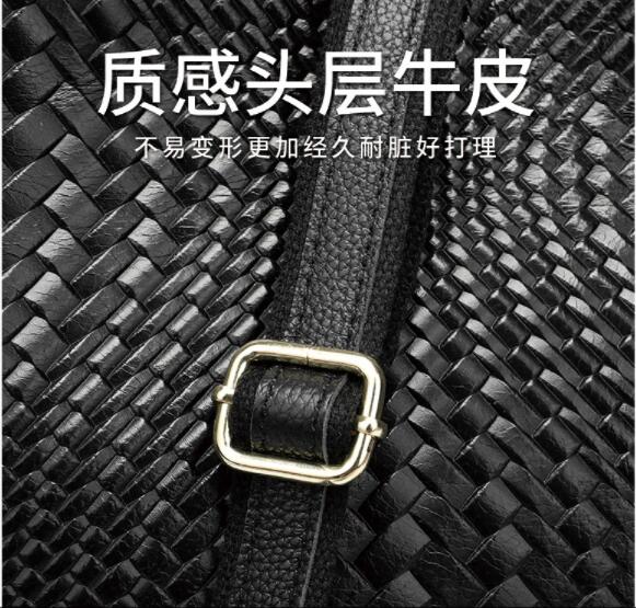 Motingsome Minimalism Fashion Women Bucket Bag Luxury Genuine Leather Handbags and Purses Soft Calfskin Casual Tote Bag 2022 New