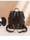 Women Backpack Bag And Purses 2 In 1 2022 New Luxury Designer With Shoulder Strap Plaid Leather Fashion Female Bucket Handbags