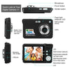 18 Mega Pixels LCD Rechargeable HD Digital Camera CCD Video Camera Indoor Outdoor for Adult/Student/Kid Camcorder Photography