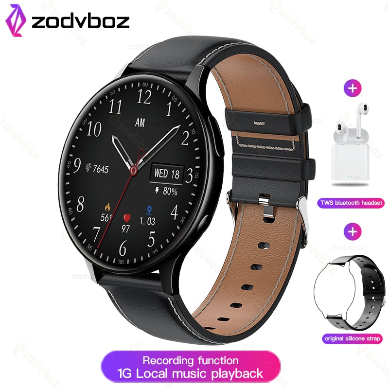 2022 New NFC Smart Watch Women 1G Memory Local Music Playback Dial Answer Call IP68 Waterproof Smartwatch Men Support Recording