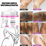 Body Whitening Cream Underarm Armpit Knee Dark Skin Bleaching Cream Lighten Melanin Dull Moisturizing Brighten Skin Care Lotion