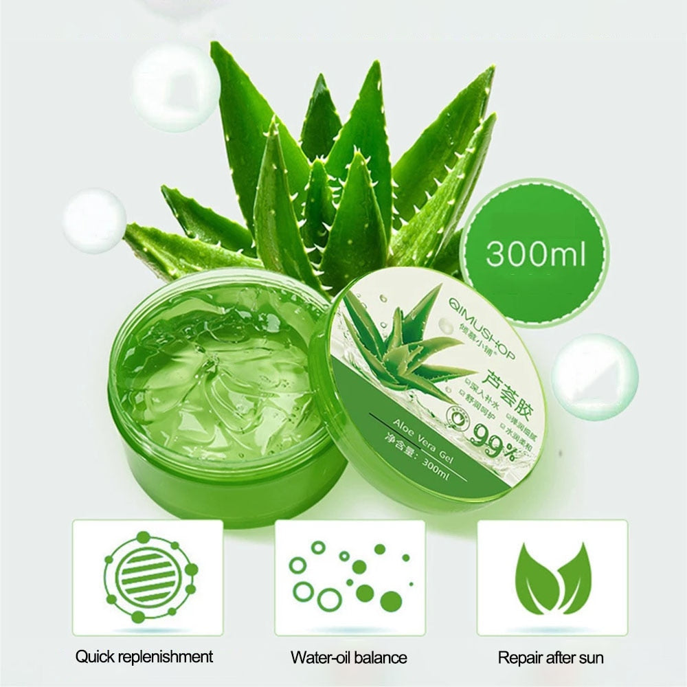 99% Aloe Vera Gel Moisture Face Cream Blackhead Acne Removal Gel Skincare Sleeping Mask Skin Care Product Korean Cosmetics 300g