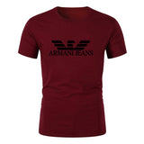 Summer New Men's Women's Short Sleeve O Neck Loose Top Classic Casual Style T-Shirt Plus Size Sports Fitness Fashion Top