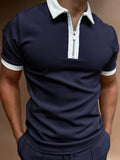 Men's Slim Fit Letter Printing Polo shirtMen's Polo Shirt Men Solid Polo Shirts Brand Men Short-Sleeved Shirt Summer Shirt Man