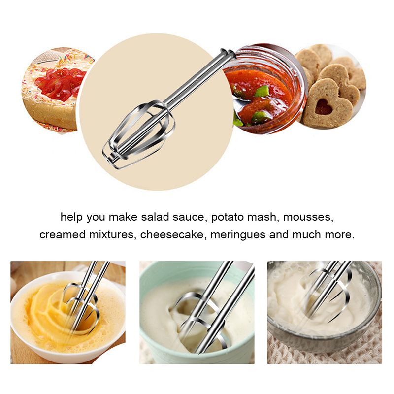 220V 7-speed Kitchen Electric Mixer High Power Hand Mixer Cream Egg Whisk Blender Cake Dough Bread Maker Machine