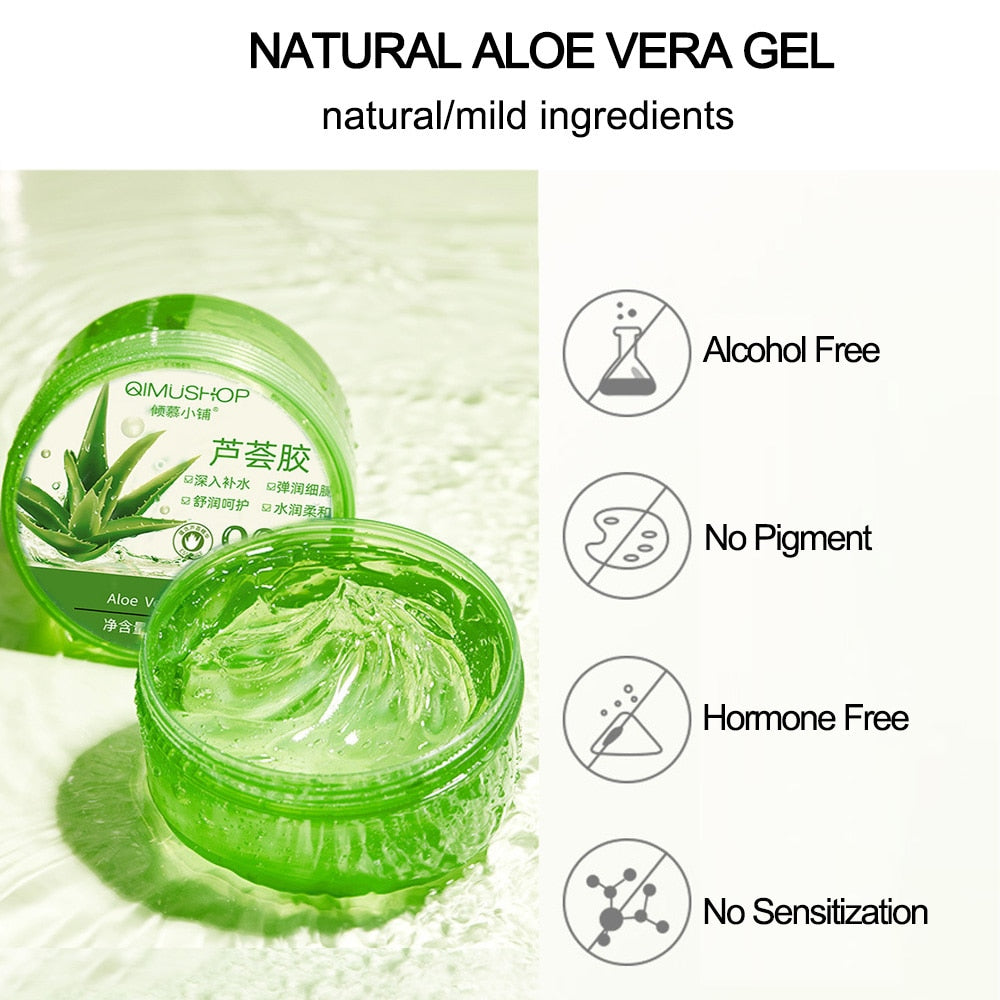 99% Aloe Vera Gel Moisture Face Cream Blackhead Acne Removal Gel Skincare Sleeping Mask Skin Care Product Korean Cosmetics 300g