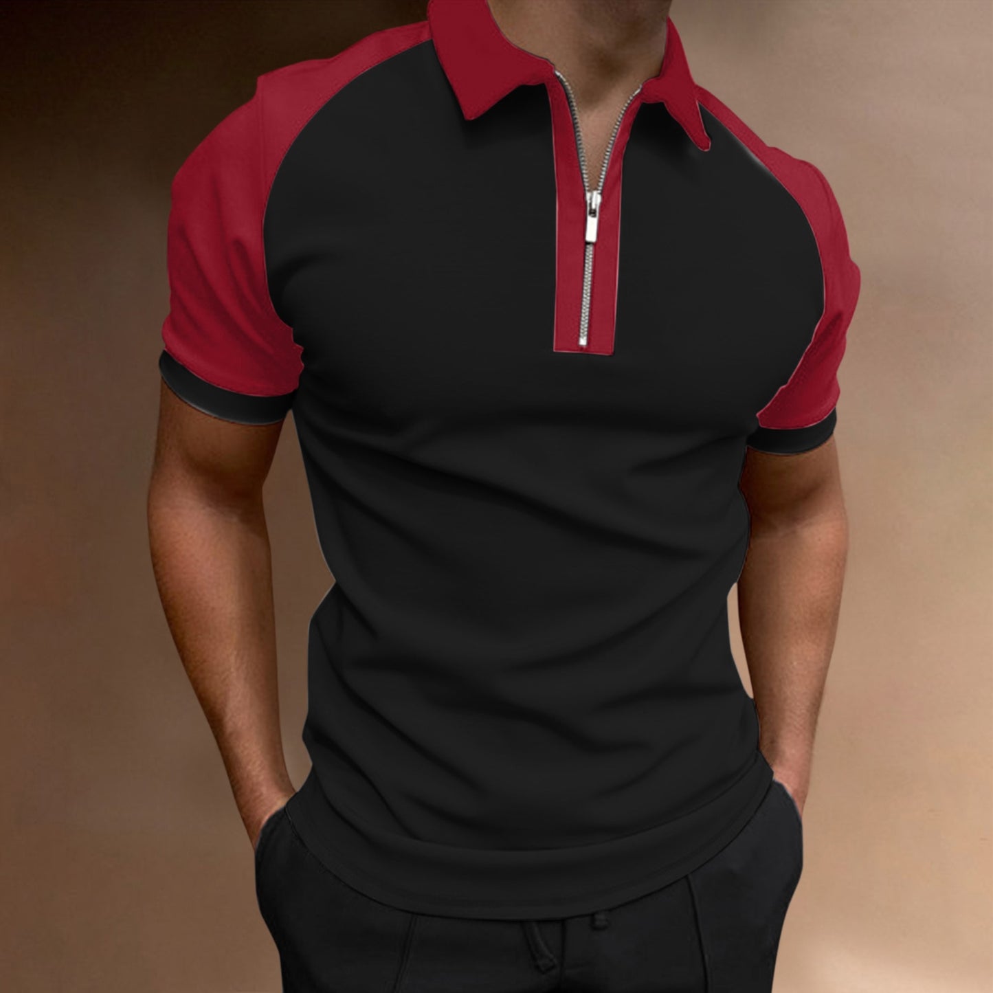 The Stripe Square Printed Polo Shirt 2022 Men's Short Sleeve Summer T-shirt Men's Clothing European Size S-3XL